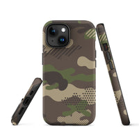 iPhone® Tough Case - Pattern - Forest Camo 1 - Matte - iPhone 15