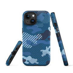 iPhone® Tough Case - Pattern - Water Camo 1 - Matte - iPhone 15