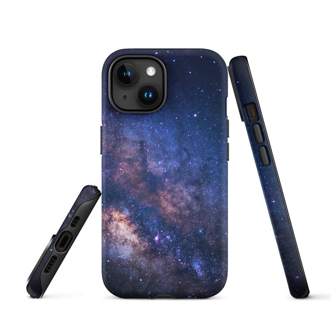 iPhone® Tough Case - Space - Stars/Galaxy Style 1 - Matte - iPhone 15