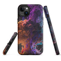 iPhone® Tough Case - Abstract - Smoke Style 1 - Matte - iPhone 15 Plus