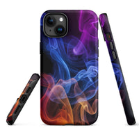 iPhone® Tough Case - Abstract - Smoke Style 4 - Matte - iPhone 15 Plus