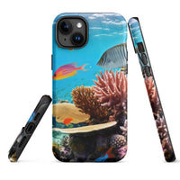 iPhone® Tough Case - Nature - Sea Style 1 - Matte - iPhone 15 Plus