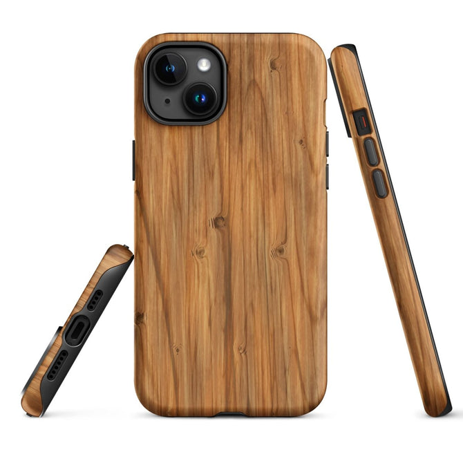 iPhone® Tough Case - Nature - Wood 1 - Matte - iPhone 15 Plus