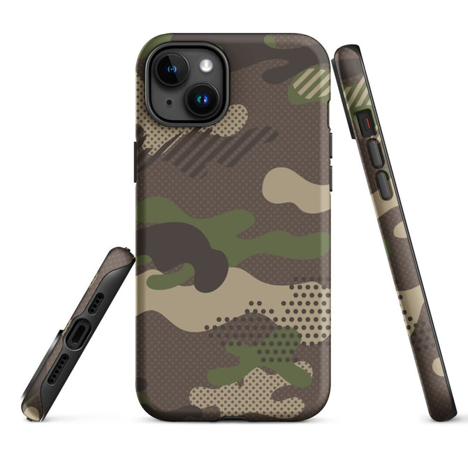 iPhone® Tough Case - Pattern - Forest Camo 1 - Matte - iPhone 15 Plus