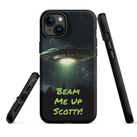 iPhone® Tough Case - Space - Alien UFO Style 1 - Matte - iPhone 15 Plus