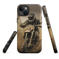 iPhone® Tough Case - Transportation (Offroad) - Dirt Bike Style 1 - Matte - iPhone 15 Plus