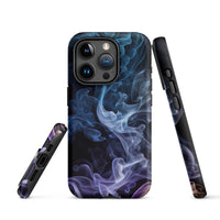 iPhone® Tough Case - Abstract - Smoke Style 3 - Matte - iPhone 15 Pro