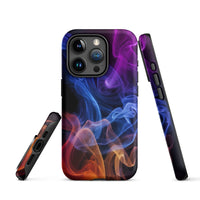 iPhone® Tough Case - Abstract - Smoke Style 4 - Matte - iPhone 15 Pro