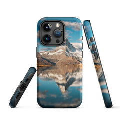 iPhone® Tough Case - Nature - Mountain Style 1 - Matte - iPhone 15 Pro