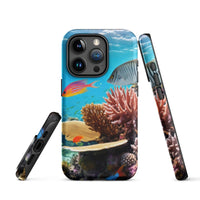 iPhone® Tough Case - Nature - Sea Style 1 - Matte - iPhone 15 Pro