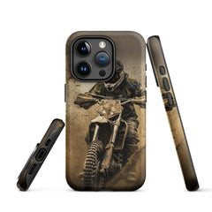 iPhone® Tough Case - Transportation (Offroad) - Dirt Bike Style 1 - Matte - iPhone 15 Pro