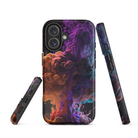 iPhone® Tough Case - Abstract - Smoke Style 1 - Matte - iPhone 16