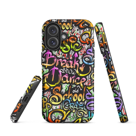 iPhone® Tough Case - Pattern - Graffiti 1 - Matte - iPhone 16