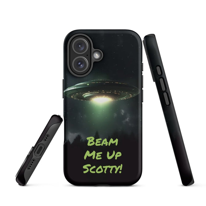 iPhone® Tough Case - Space - Alien UFO Style 1 - Matte - iPhone 16