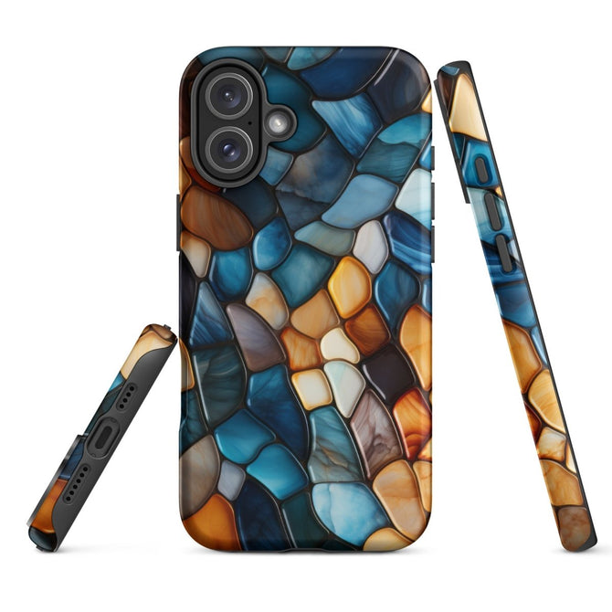 iPhone® Tough Case - Abstract - Geometric Style 4 - Matte - iPhone 16 Plus