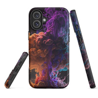 iPhone® Tough Case - Abstract - Smoke Style 1 - Matte - iPhone 16 Plus