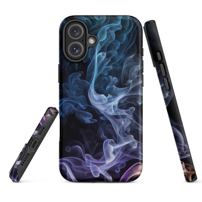 iPhone® Tough Case - Abstract - Smoke Style 3 - Matte - iPhone 16 Plus