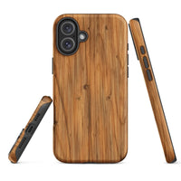 iPhone® Tough Case - Nature - Wood 1 - Matte - iPhone 16 Plus