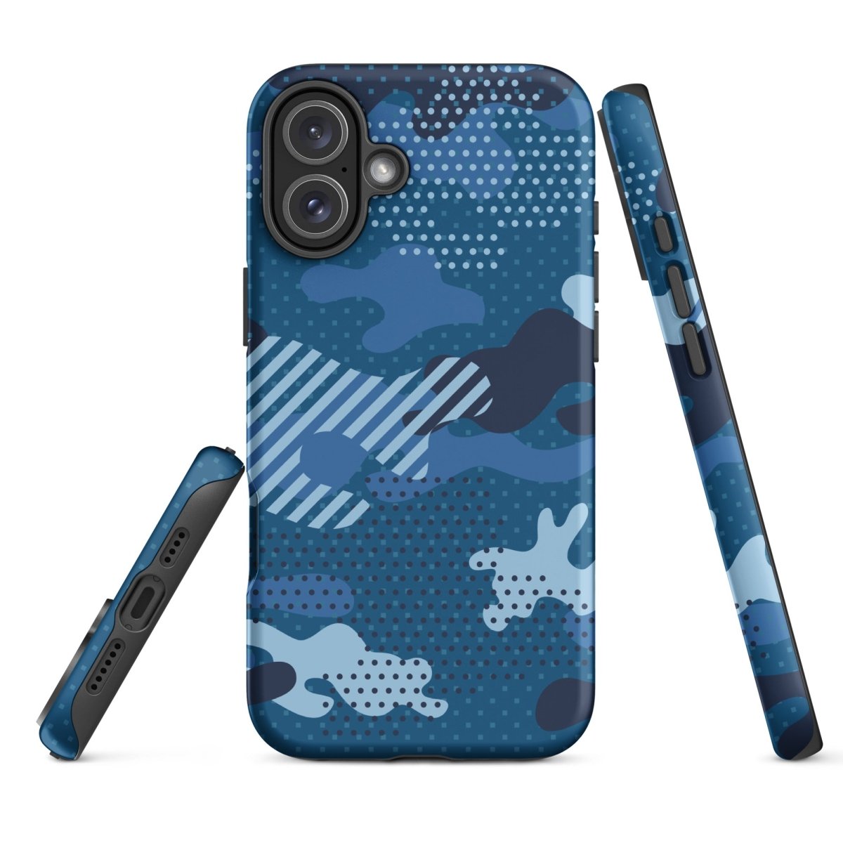 iPhone® Tough Case - Pattern - Water Camo 1 - Matte - iPhone 16 Plus