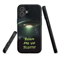 iPhone® Tough Case - Space - Alien UFO Style 1 - Matte - iPhone 16 Plus