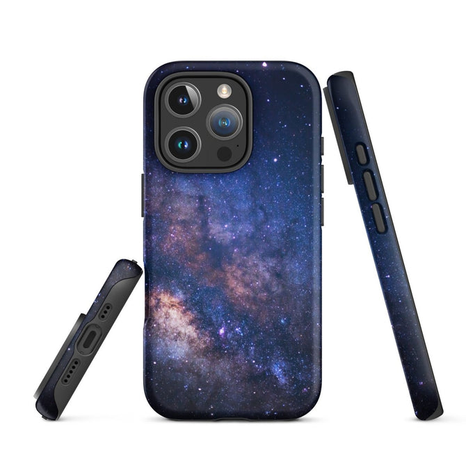 iPhone® Tough Case - Space - Stars/Galaxy Style 1 - Matte - iPhone 16 Pro