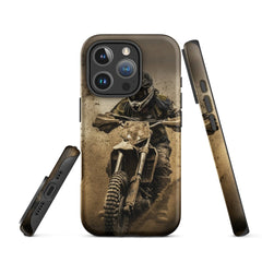 iPhone® Tough Case - Transportation (Offroad) - Dirt Bike Style 1 - Matte - iPhone 16 Pro
