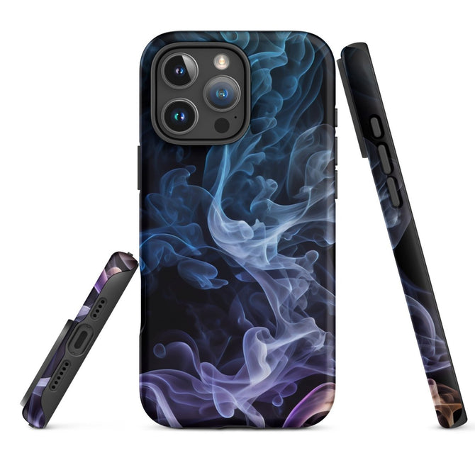 iPhone® Tough Case - Abstract - Smoke Style 3 - Matte - iPhone 16 Pro Max