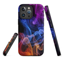 iPhone® Tough Case - Abstract - Smoke Style 4 - Matte - iPhone 16 Pro Max