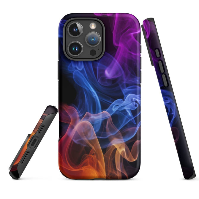 iPhone® Tough Case - Abstract - Smoke Style 4 - Matte - iPhone 16 Pro Max