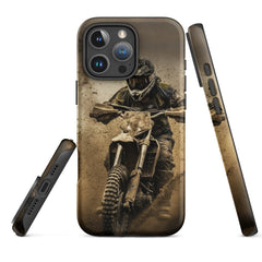 iPhone® Tough Case - Transportation (Offroad) - Dirt Bike Style 1 - Matte - iPhone 16 Pro Max