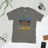 Unisex Adult Softstyle® Essentials T-Shirt | Gildan 64000 - Boating - I'm A Captain