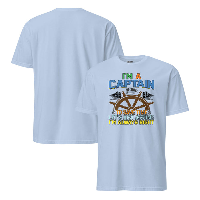 Unisex Adult Softstyle® Essentials T-Shirt | Gildan 64000 - Boating - I'm A Captain