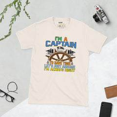 Unisex Adult Softstyle® Essentials T-Shirt | Gildan 64000 - Boating - I'm A Captain