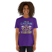 Unisex Adult Softstyle® Essentials T-Shirt | Gildan 64000 - Boating - I'm A Captain