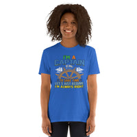 Unisex Adult Softstyle® Essentials T-Shirt | Gildan 64000 - Boating - I'm A Captain