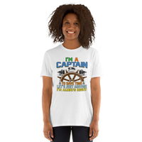 Unisex Adult Softstyle® Essentials T-Shirt | Gildan 64000 - Boating - I'm A Captain