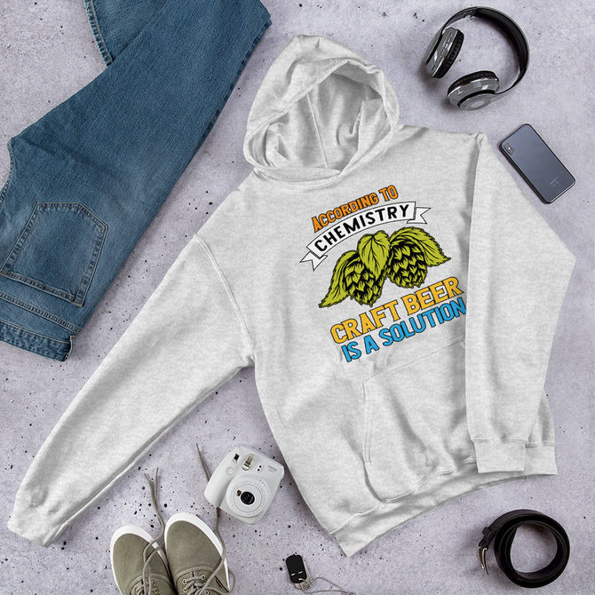 Unisex Adult Heavy Blend™ Hoodie | Gildan 18500 - Drinking - According to Chemistry