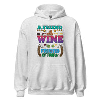 Unisex Adult Heavy Blend™ Hoodie | Gildan 18500 - Drinking - A Friend With Wine