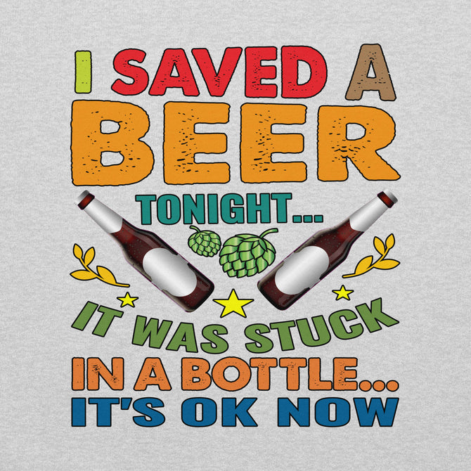 Unisex Adult Heavy Blend™ Hoodie | Gildan 18500 - Drinking - I Saved a Beer Tonight