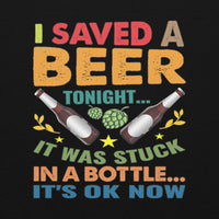 Unisex Adult Heavy Blend™ Hoodie | Gildan 18500 - Drinking - I Saved a Beer Tonight