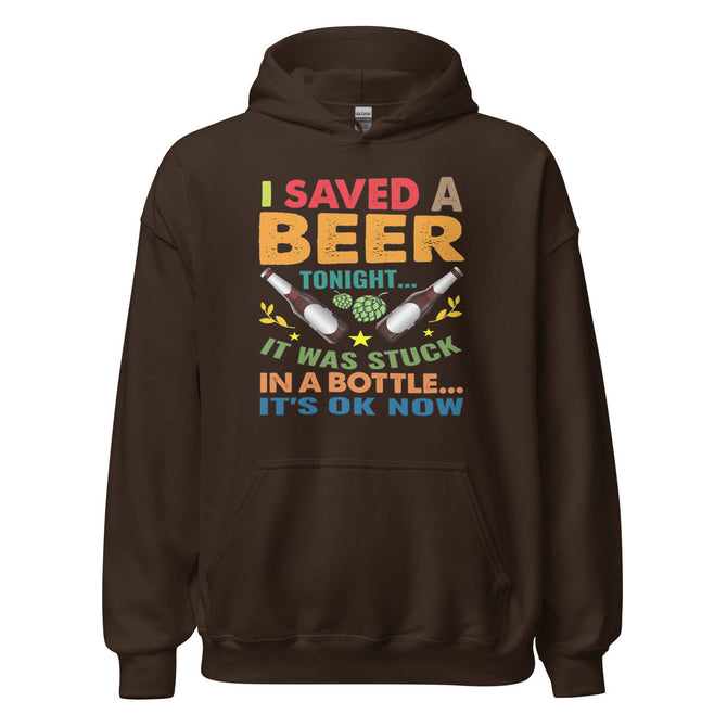 Unisex Adult Heavy Blend™ Hoodie | Gildan 18500 - Drinking - I Saved a Beer Tonight