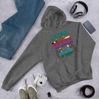 Unisex Adult Heavy Blend™ Hoodie | Gildan 18500 - Drinking - A Friend With Wine