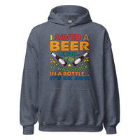 Unisex Adult Heavy Blend™ Hoodie | Gildan 18500 - Drinking - I Saved a Beer Tonight