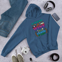 Unisex Adult Heavy Blend™ Hoodie | Gildan 18500 - Drinking - A Friend With Wine