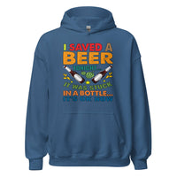 Unisex Adult Heavy Blend™ Hoodie | Gildan 18500 - Drinking - I Saved a Beer Tonight