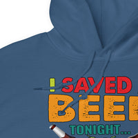 Unisex Adult Heavy Blend™ Hoodie | Gildan 18500 - Drinking - I Saved a Beer Tonight