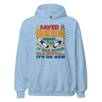 Unisex Adult Heavy Blend™ Hoodie | Gildan 18500 - Drinking - I Saved a Beer Tonight