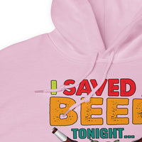 Unisex Adult Heavy Blend™ Hoodie | Gildan 18500 - Drinking - I Saved a Beer Tonight