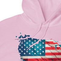 Unisex Adult Heavy Blend™ Hoodie | Gildan 18500 - USA - Abstract Country Flag 1