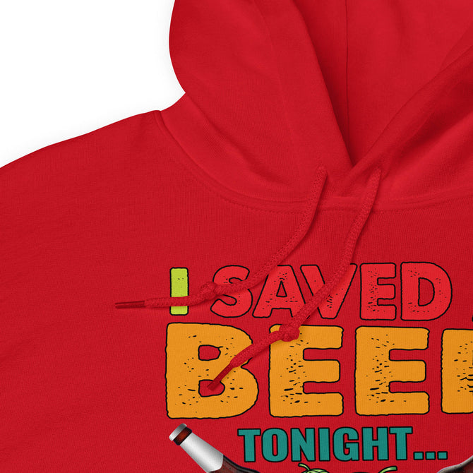 Unisex Adult Heavy Blend™ Hoodie | Gildan 18500 - Drinking - I Saved a Beer Tonight